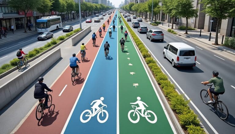 Pistes cyclables : les types et leur sécurité réelle